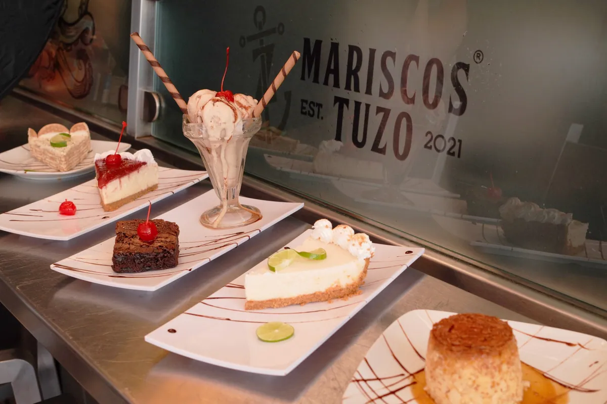 Postres y Café en Mariscos TUZO